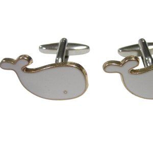 Jellyfish Cufflinks - Etsy Silver Toned Square Etched Jellyfish Cufflinks display picture 1